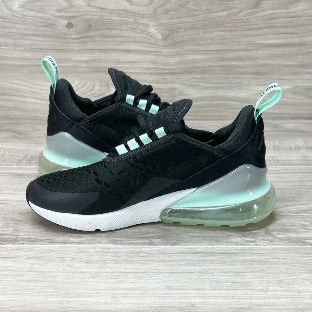 Nike Air Max 270 (GS) Off Noir Black White 943345-024 Youth Size 5